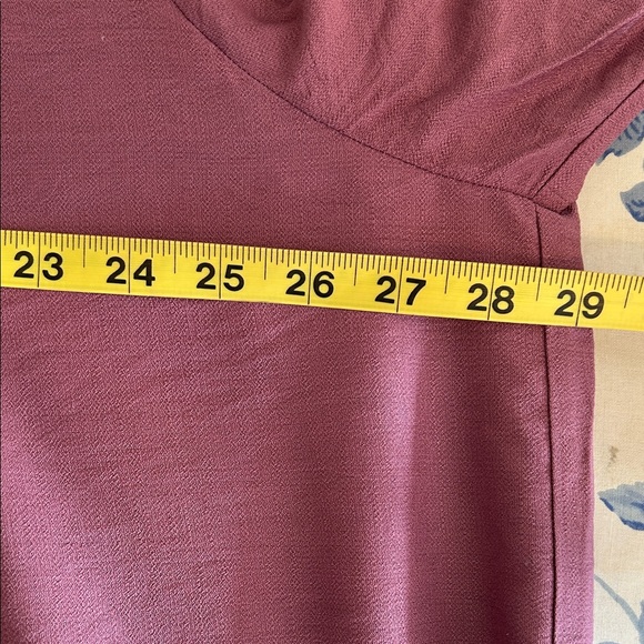 BloomChic Dusty Purple Boho Lace Tie Neck Blouse New 22-24 (3X) - Picture 6 of 10